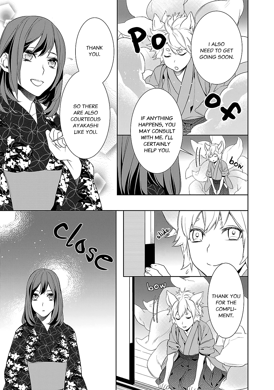 Kakuriyo no Yadomeshi: Ayakashi Oyado ni Yomeiri Shimasu. Chapter 3 page 29 - Chapter 3: Chapter 3