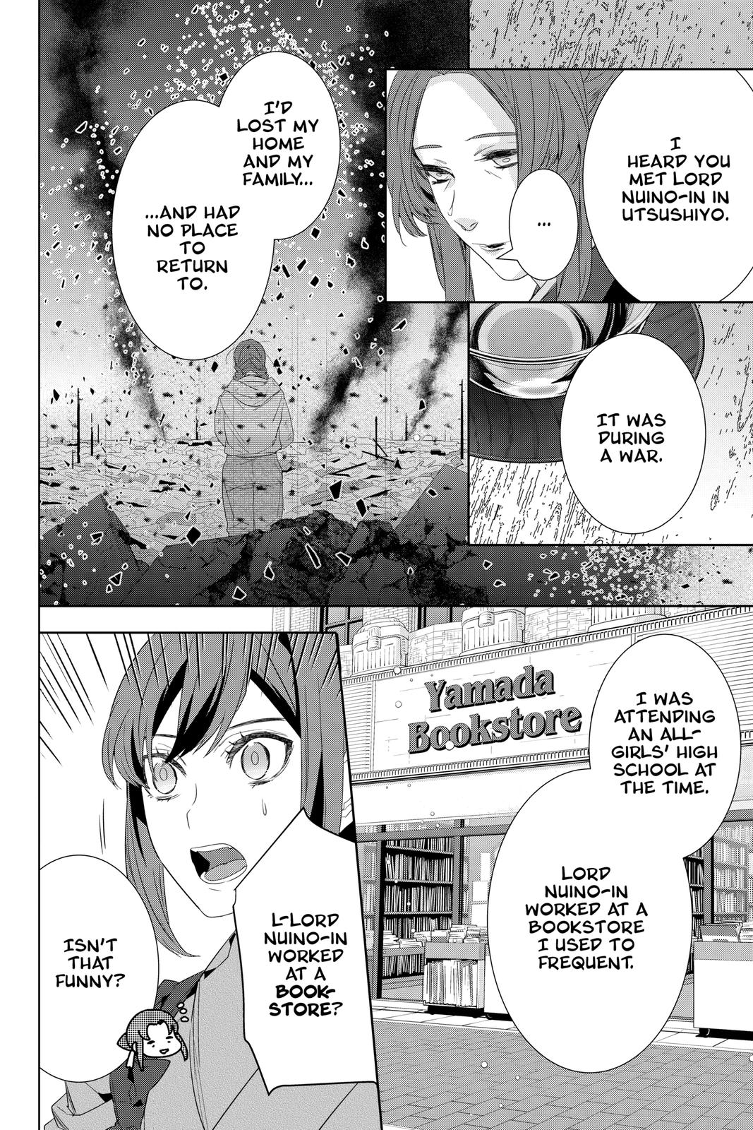 Kakuriyo no Yadomeshi: Ayakashi Oyado ni Yomeiri Shimasu. Chapter 32 page 6 - Chapter 32