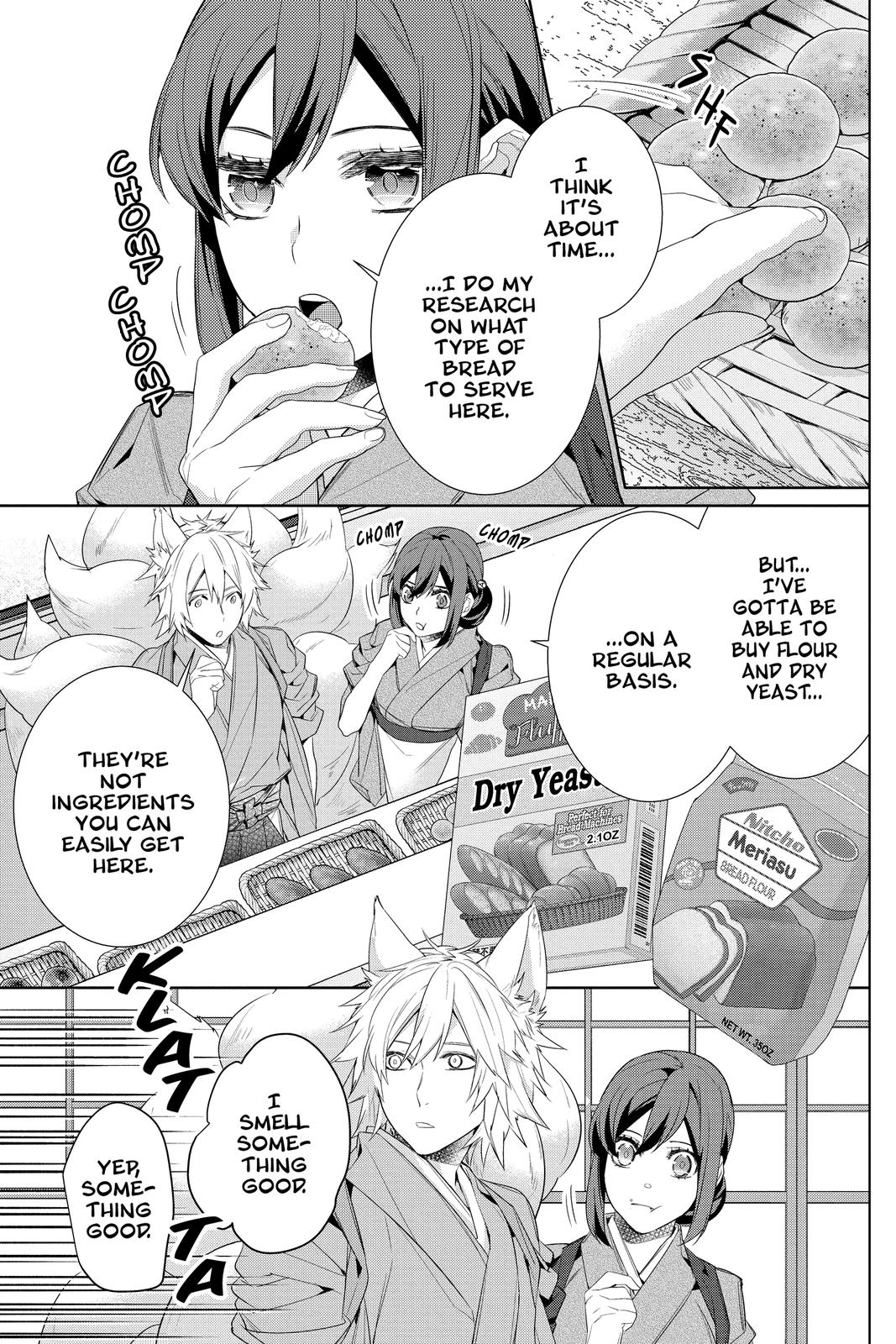 Kakuriyo no Yadomeshi: Ayakashi Oyado ni Yomeiri Shimasu. Chapter 35 page 11 - Chapter 35