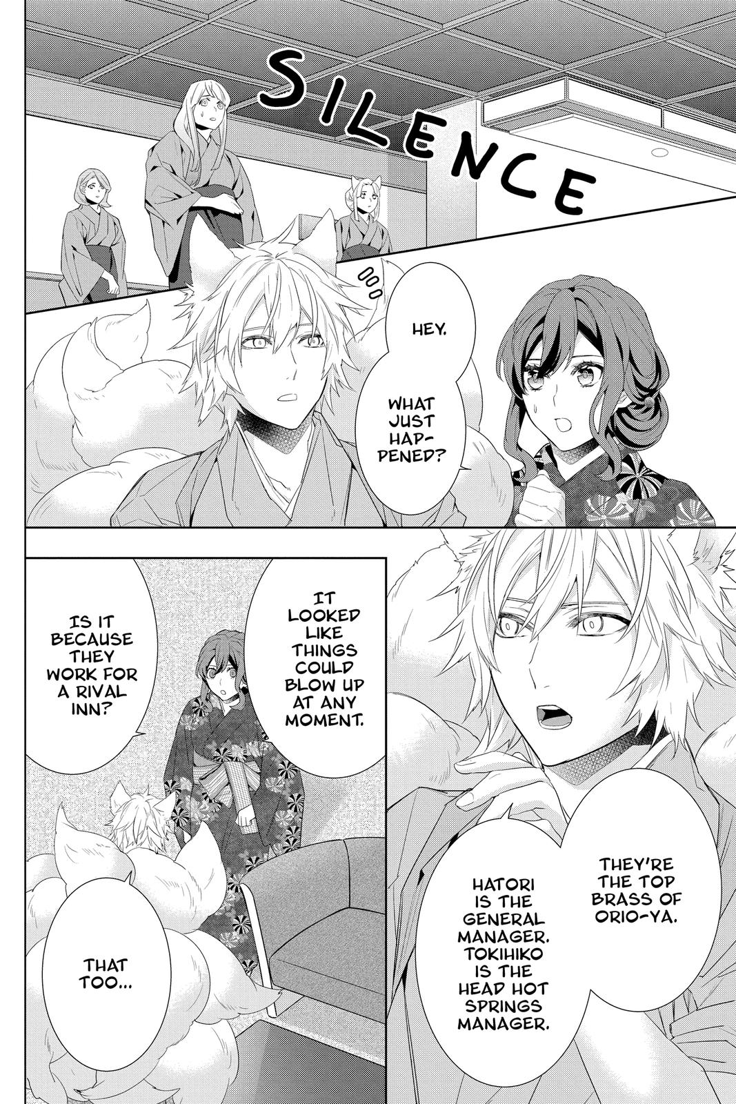 Kakuriyo no Yadomeshi: Ayakashi Oyado ni Yomeiri Shimasu. Chapter 40 page 22 - Chapter 40