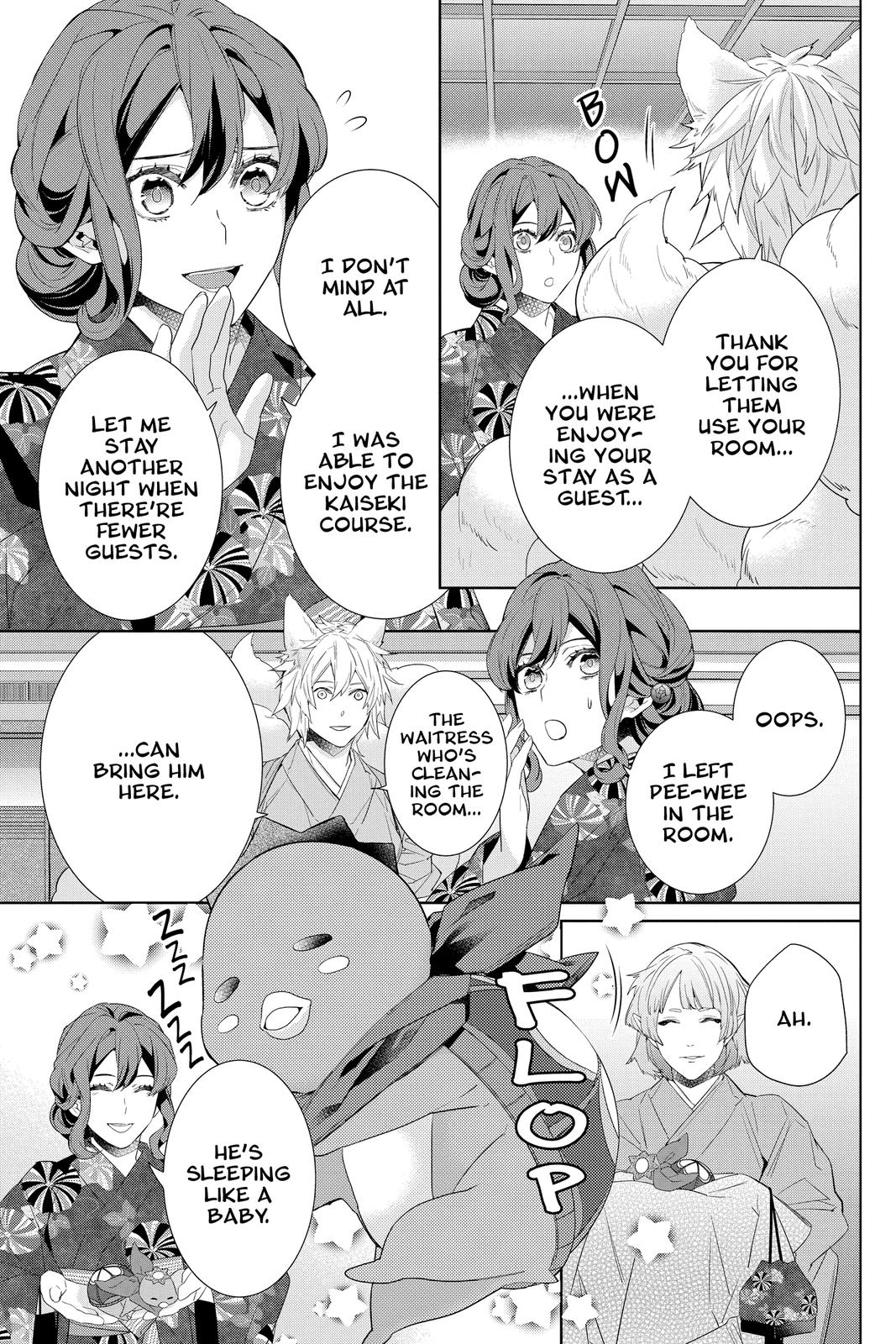 Kakuriyo no Yadomeshi: Ayakashi Oyado ni Yomeiri Shimasu. Chapter 40 page 27 - Chapter 40