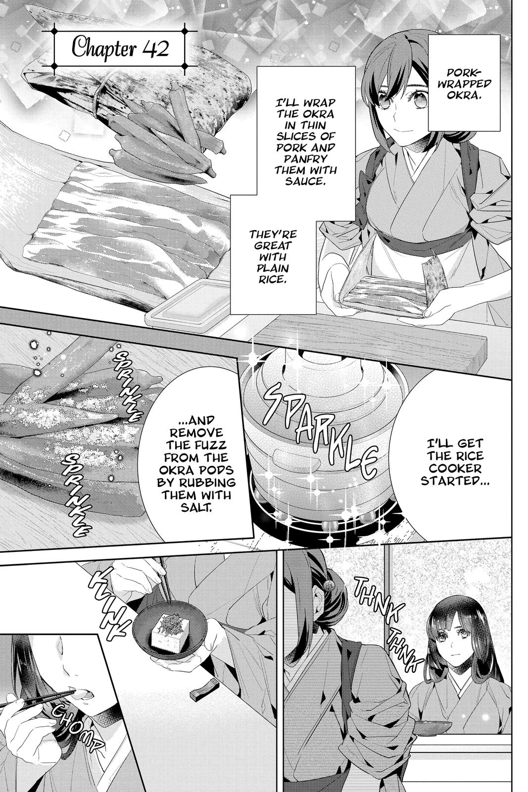 Kakuriyo no Yadomeshi: Ayakashi Oyado ni Yomeiri Shimasu. Chapter 42 page 1 - Chapter 42