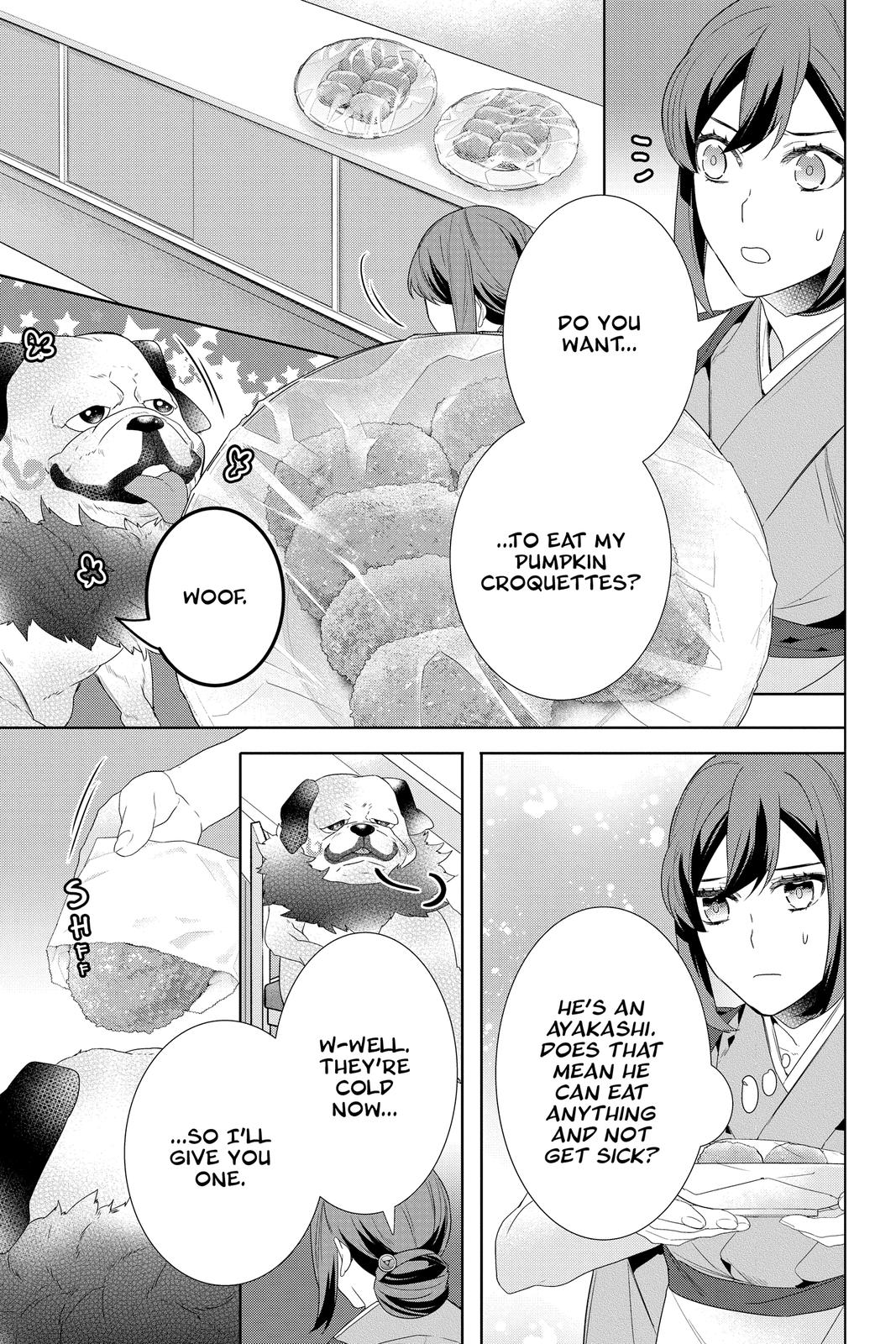 Kakuriyo no Yadomeshi: Ayakashi Oyado ni Yomeiri Shimasu. Chapter 44 page 17 - Chapter 44
