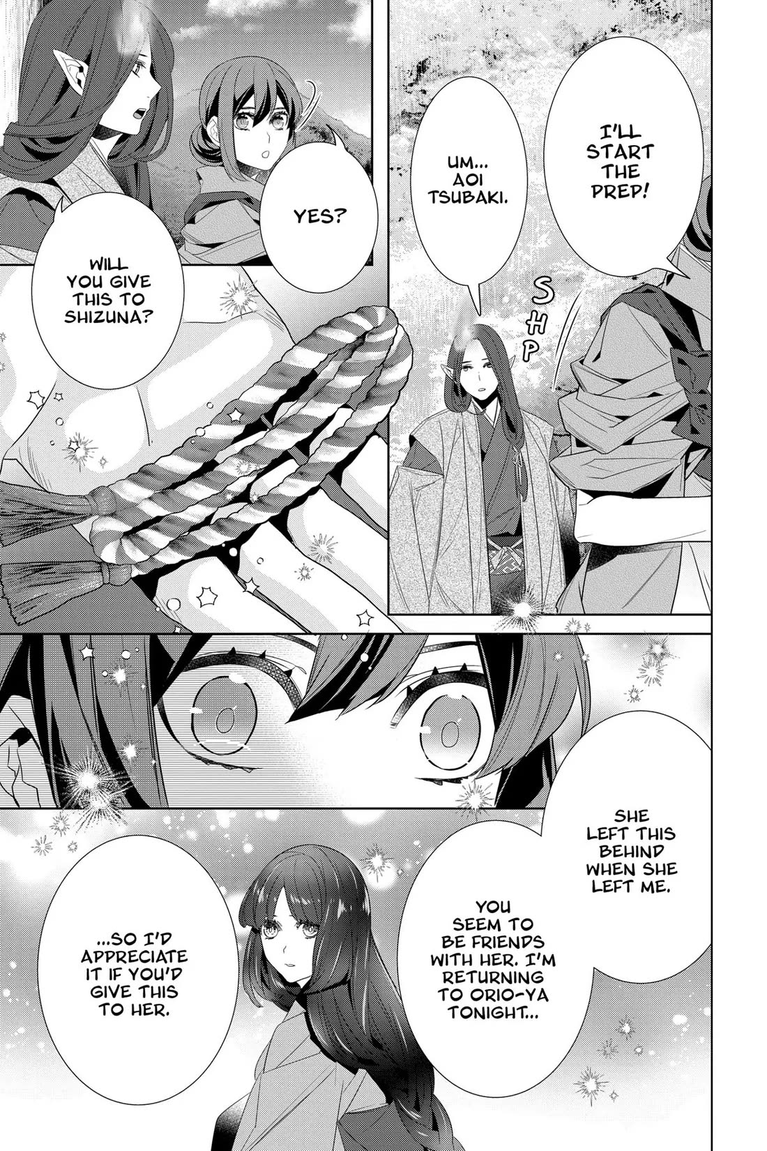 Kakuriyo no Yadomeshi: Ayakashi Oyado ni Yomeiri Shimasu. Chapter 53 page 5 - Chapter 53