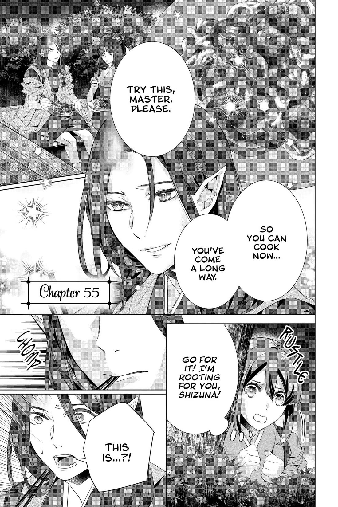 Kakuriyo no Yadomeshi: Ayakashi Oyado ni Yomeiri Shimasu. Chapter 55 page 1 - Chapter 55