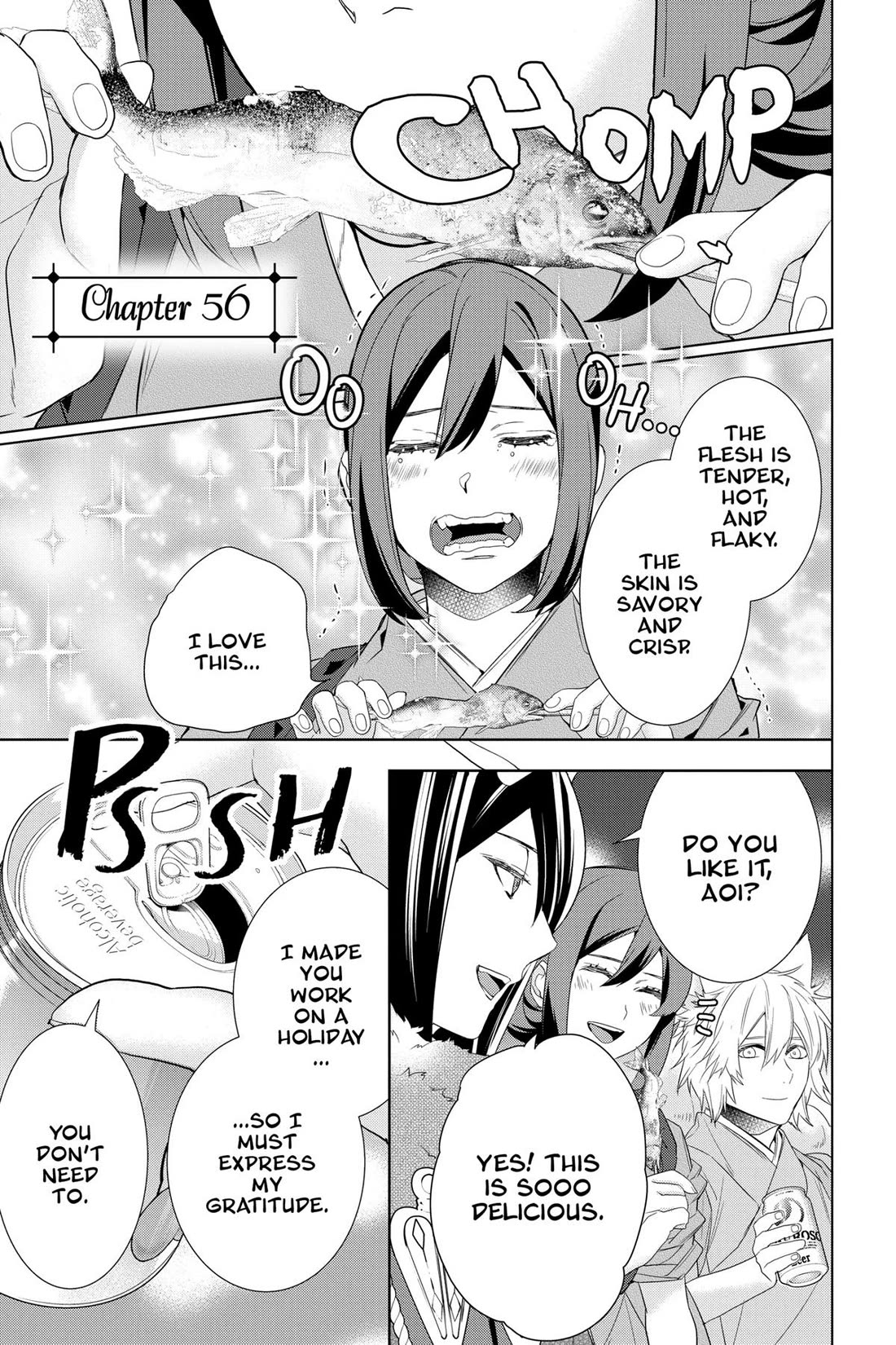 Kakuriyo no Yadomeshi: Ayakashi Oyado ni Yomeiri Shimasu. Chapter 56 page 1 - Chapter 56