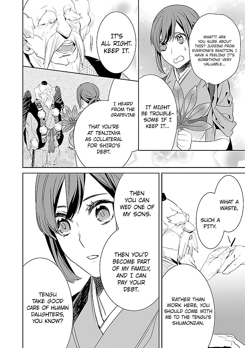Kakuriyo no Yadomeshi: Ayakashi Oyado ni Yomeiri Shimasu. Chapter 6 page 28 - Chapter 6