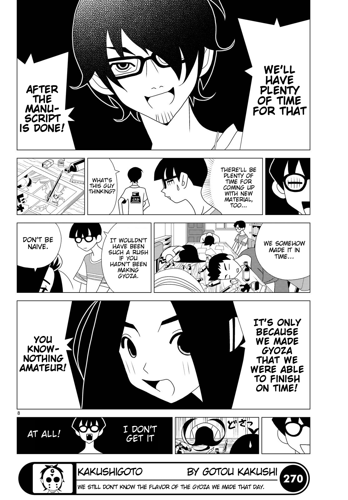 Kakushigoto Chapter 12 page 8 - Chapter 12: Boiled Gyoza