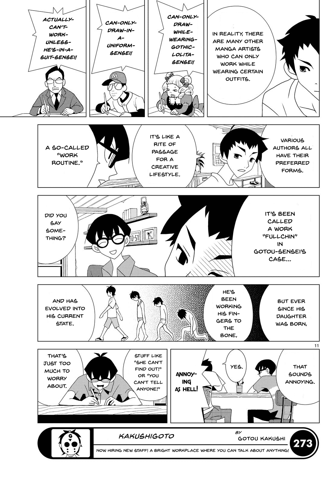 Kakushigoto Chapter 3 page 5 - Chapter 3: His Work