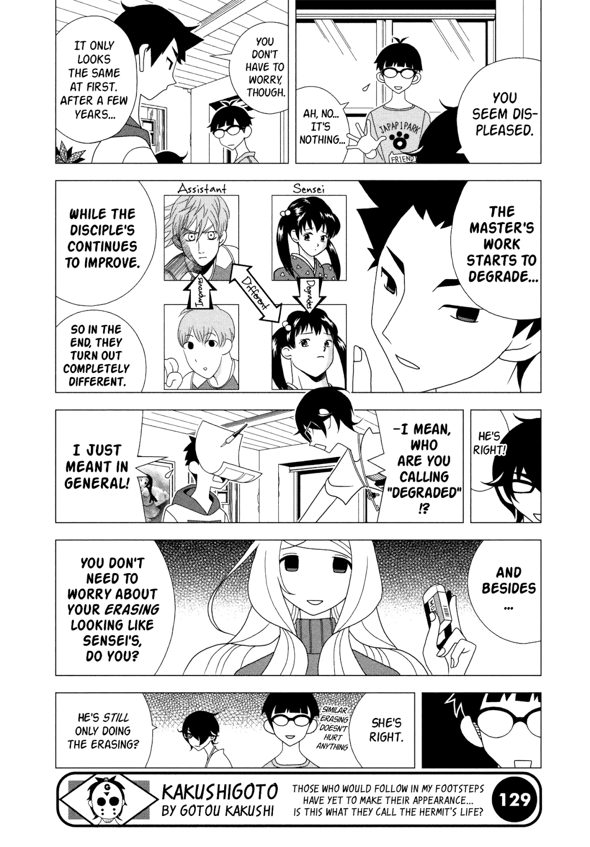 Kakushigoto Chapter 92 page 4 - Chapter 92: Boku Dake Ga Ninai Ashi