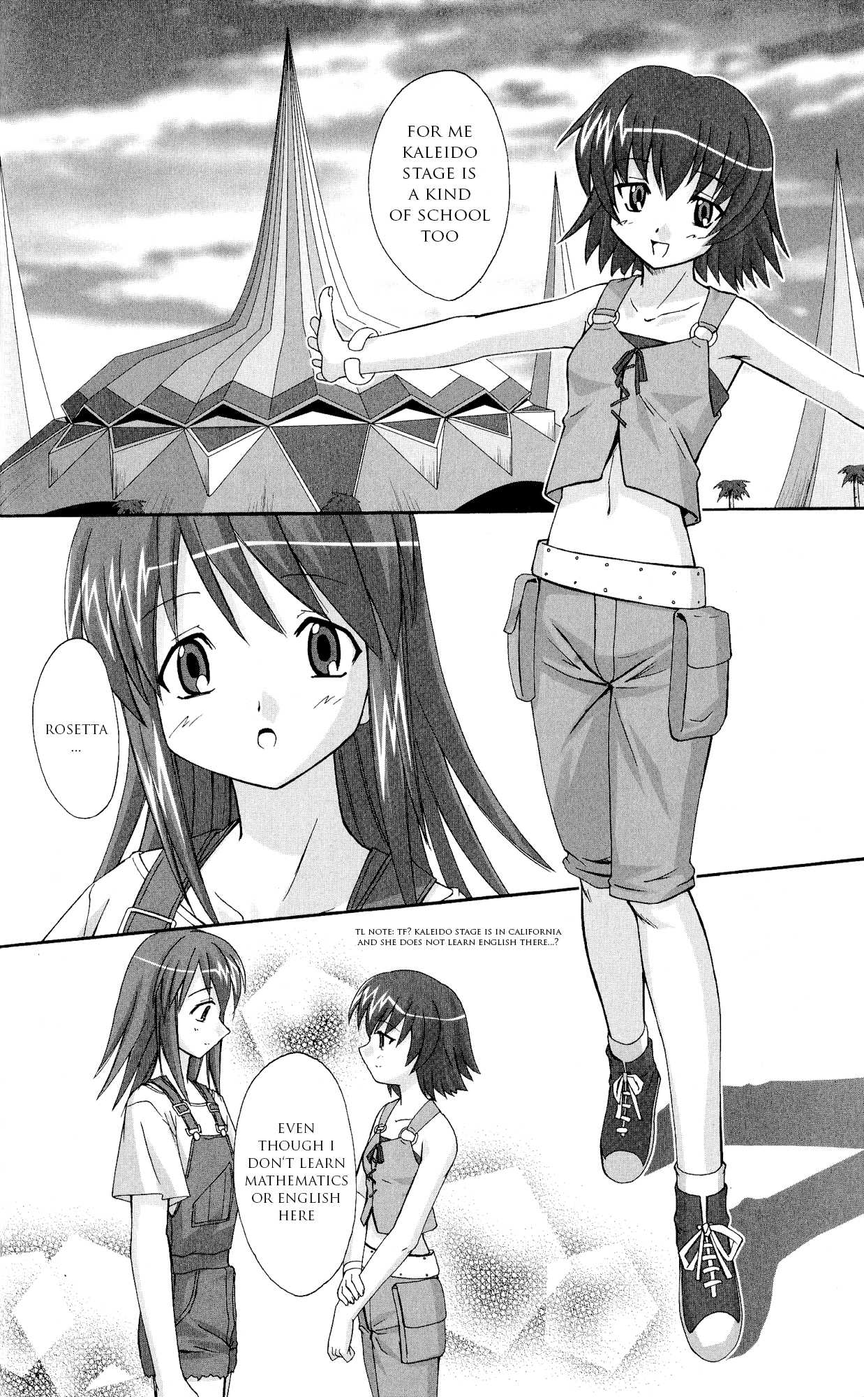 Kaleido Star Comic Anthology Chapter 9 page 11 - Chapter 9: Rosetta's amazing school
