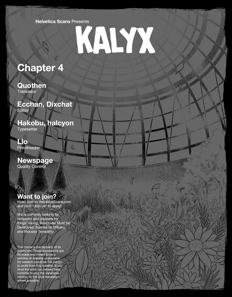 Kalyx Chapter 4 page 1 - Chapter 4: Number One to Me