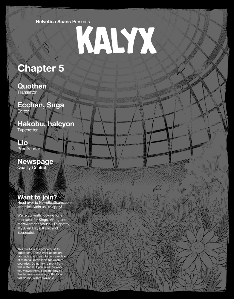 Kalyx Chapter 5 page 1 - Chapter 5: Are You Prepared to Take On