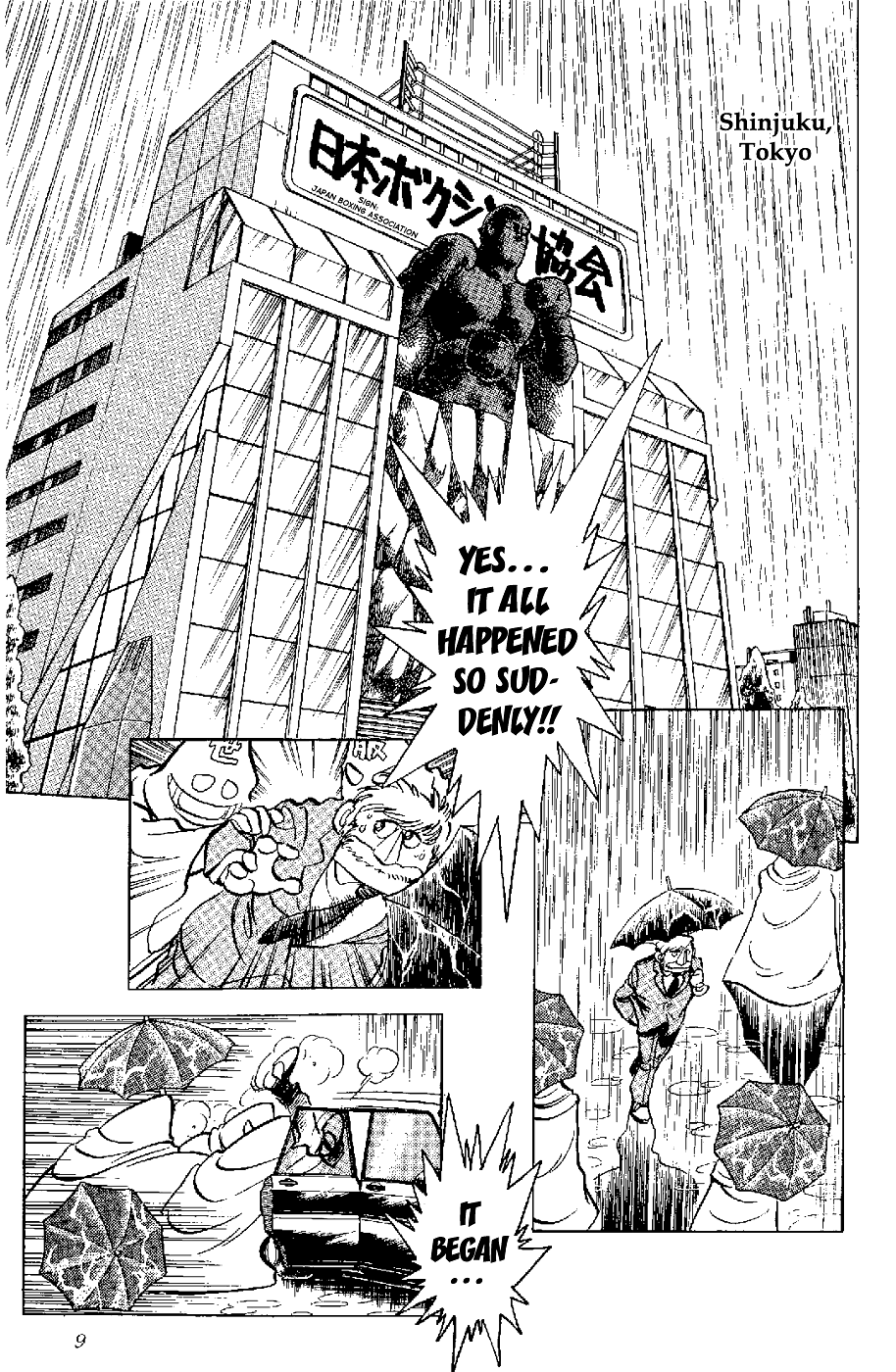 Kamen Boxer Chapter 1 page 6 - Chapter 1: The Birth of Masked Boxer!!