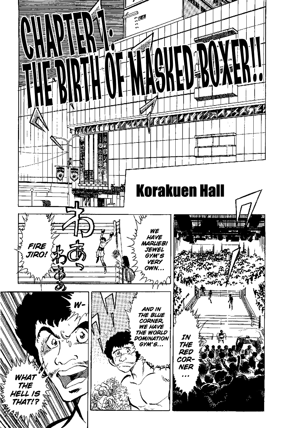 Kamen Boxer Chapter 1 page 8 - Chapter 1: The Birth of Masked Boxer!!