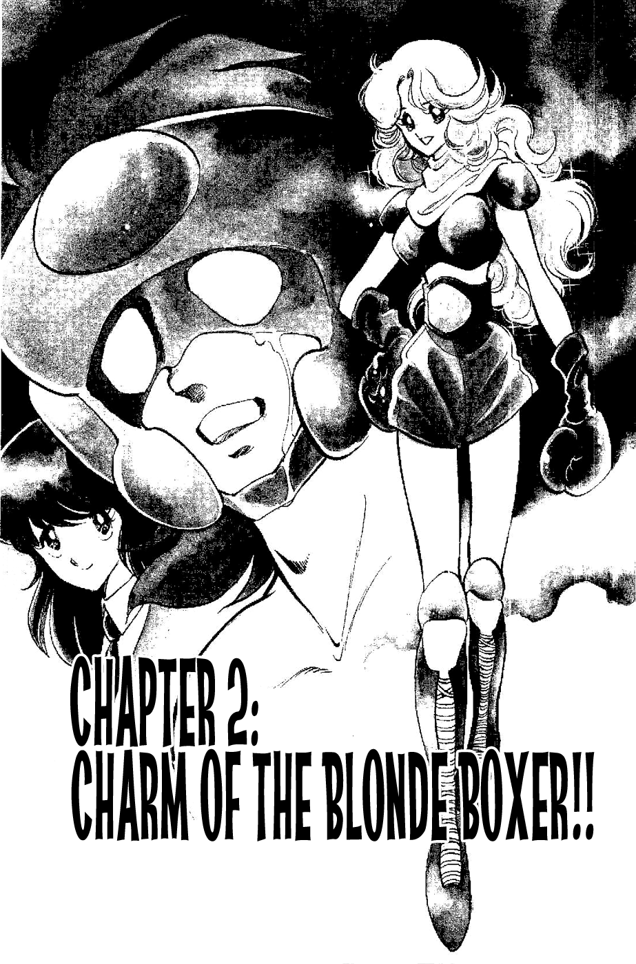 Kamen Boxer Chapter 2 page 1 - Chapter 2: Charm of the Blonde Boxer!!