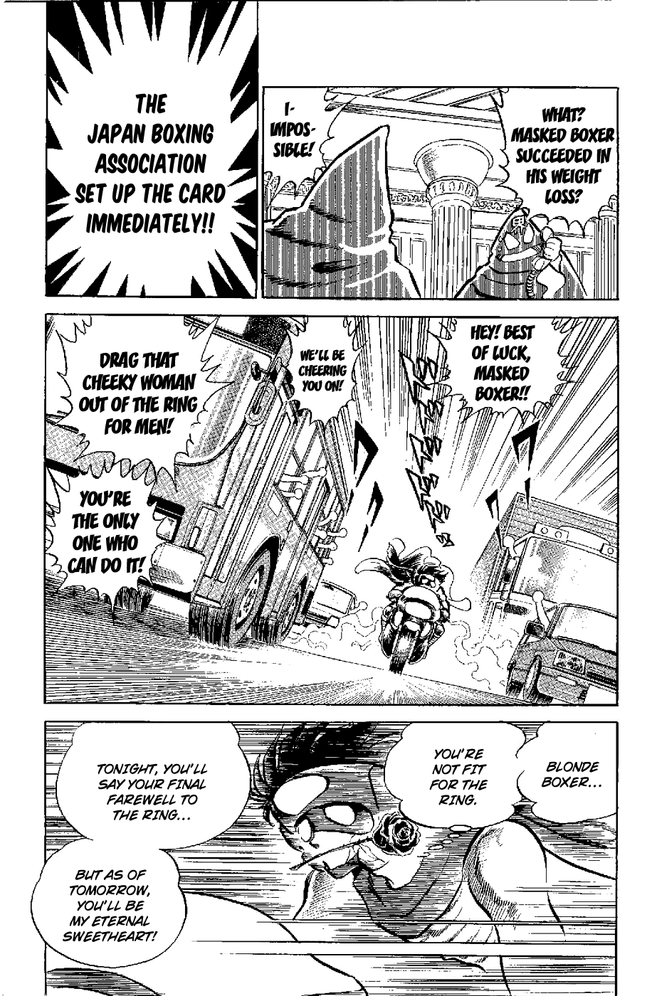 Kamen Boxer Chapter 2 page 22 - Chapter 2: Charm of the Blonde Boxer!!
