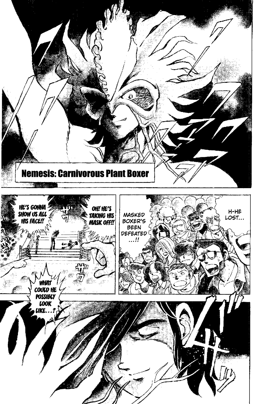 Kamen Boxer Chapter 3 page 5 - Chapter 3: Defeat the Carnivorous Plant Boxer!!