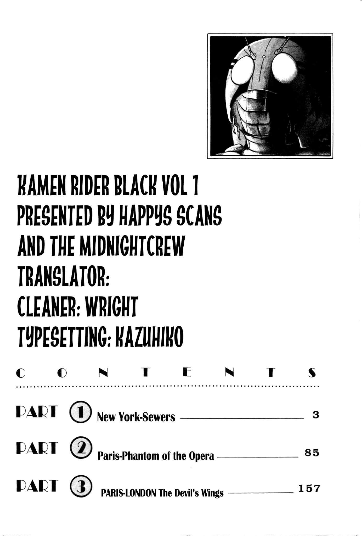 Kamen Rider Black Chapter 1 page 3 - Chapter 1
