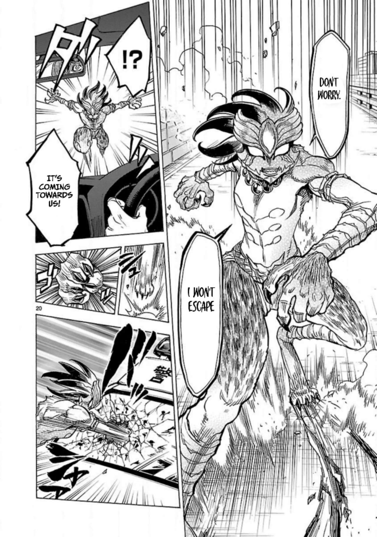 Kamen Rider Kuuga Chapter 13 page 20 - Chapter 13: Chaos