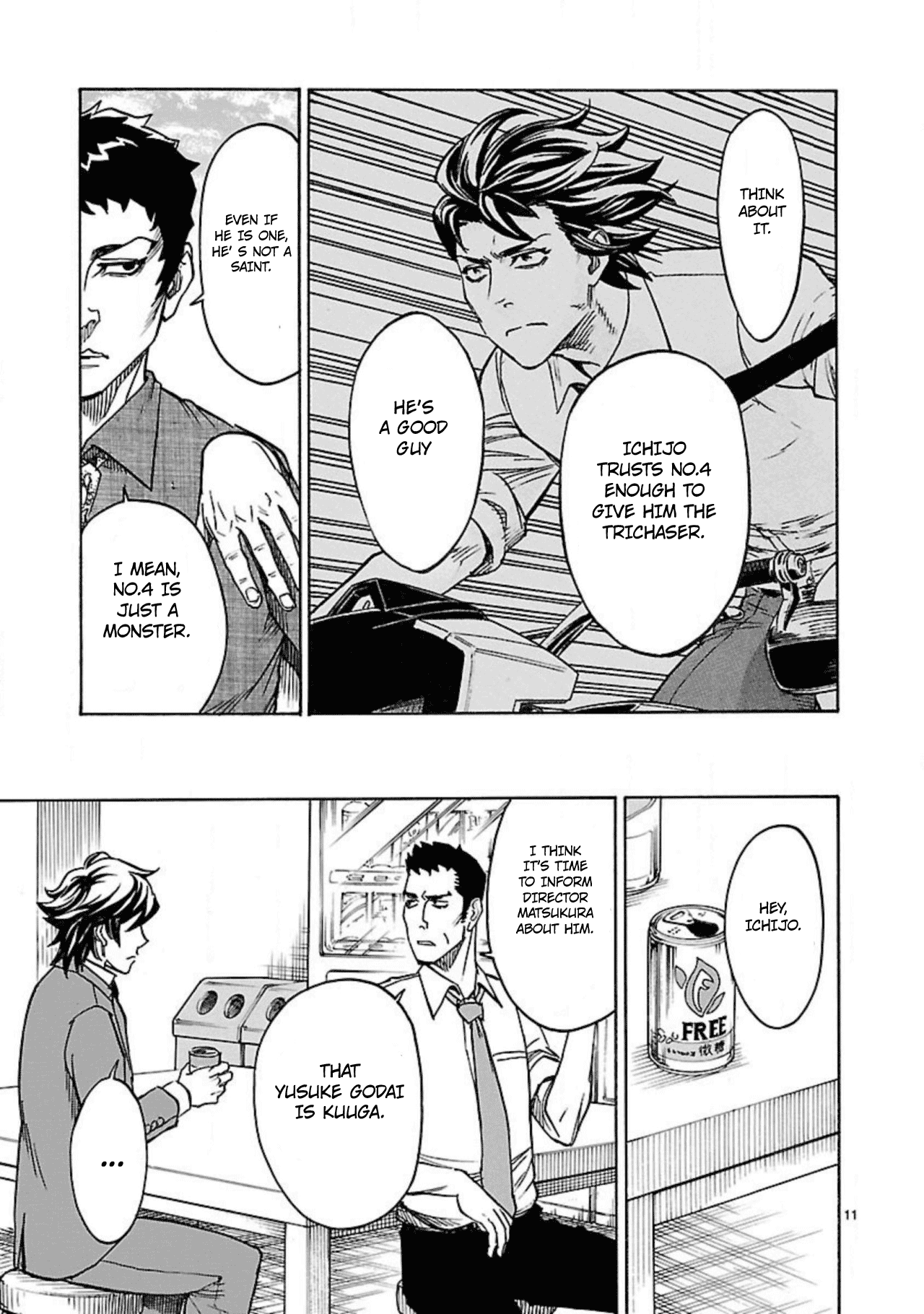 Kamen Rider Kuuga Chapter 14 page 13 - Chapter 14: Feathers