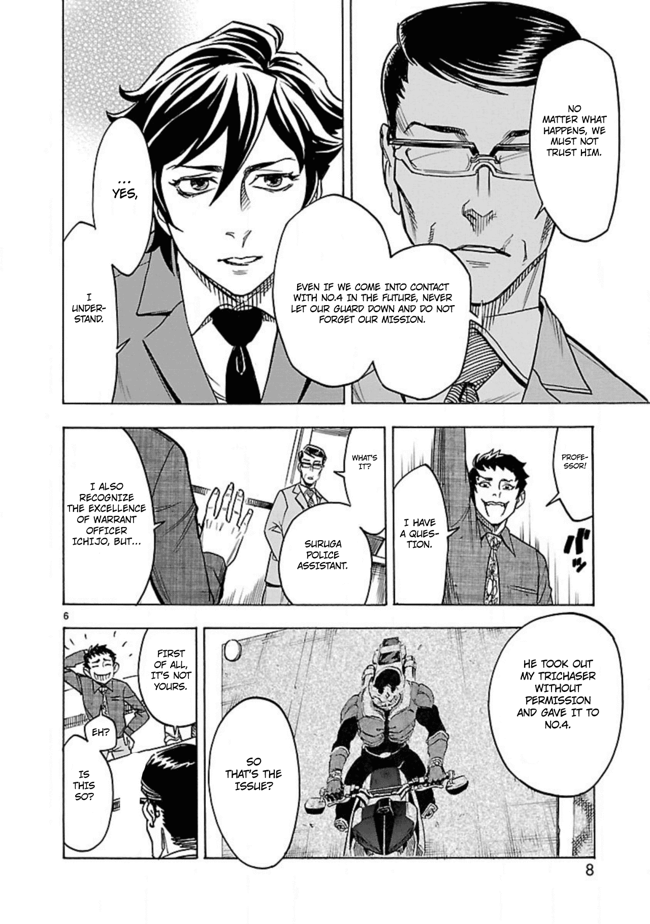 Kamen Rider Kuuga Chapter 14 page 8 - Chapter 14: Feathers