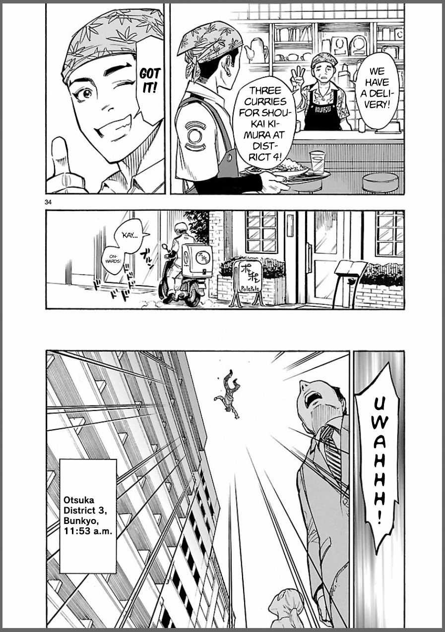 Kamen Rider Kuuga Chapter 6 page 34 - Chapter 6: Henshin (Transformation)