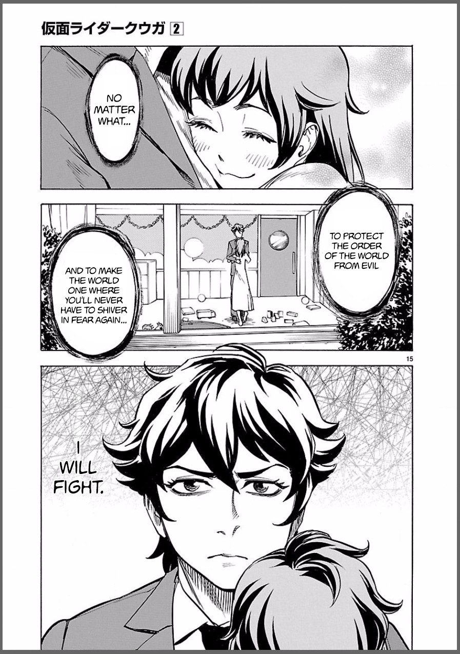 Kamen Rider Kuuga Chapter 7 page 15 - Chapter 7: Impatience