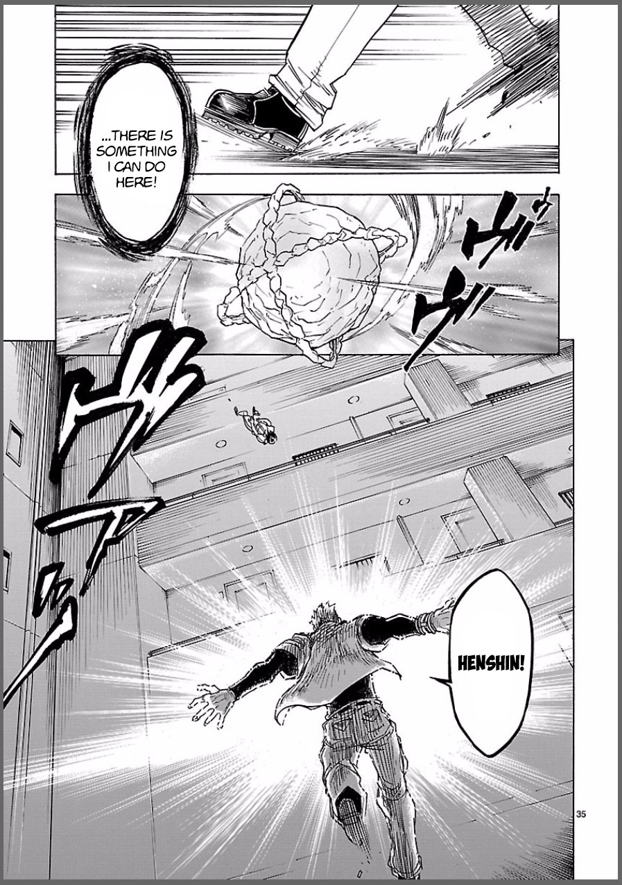 Kamen Rider Kuuga Chapter 7 page 35 - Chapter 7: Impatience