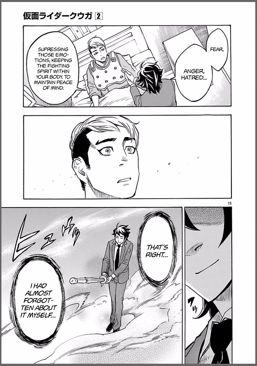 Kamen Rider Kuuga Chapter 8 page 15 - Chapter 8: Premonition