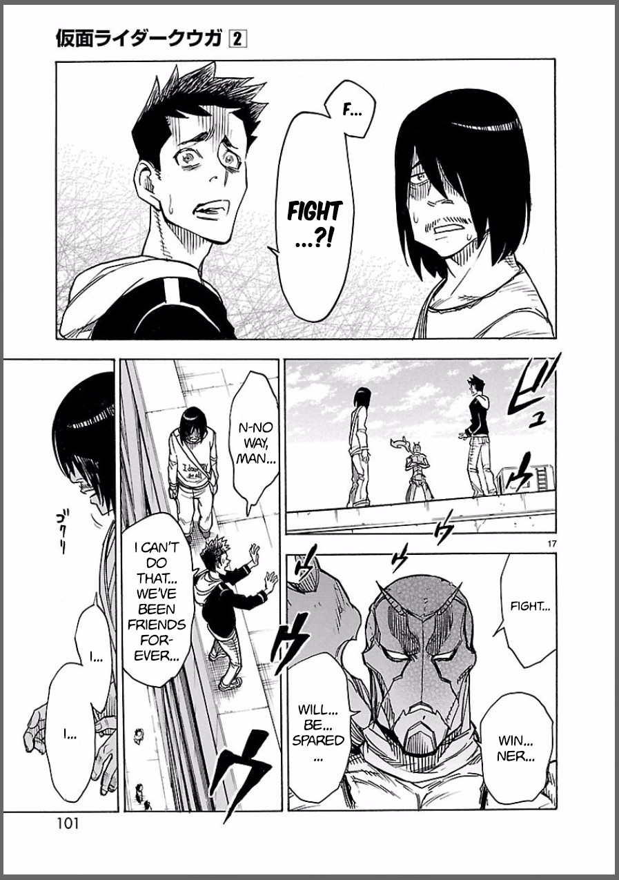 Kamen Rider Kuuga Chapter 8 page 17 - Chapter 8: Premonition