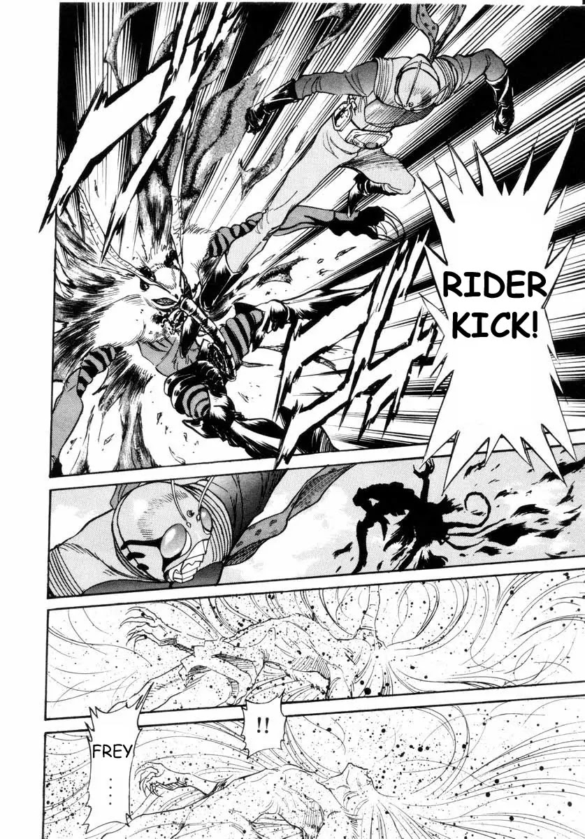 Kamen Rider Spirits Chapter 14 page 35 - Chapter 14 : Blue Sky of Promise - Part 2