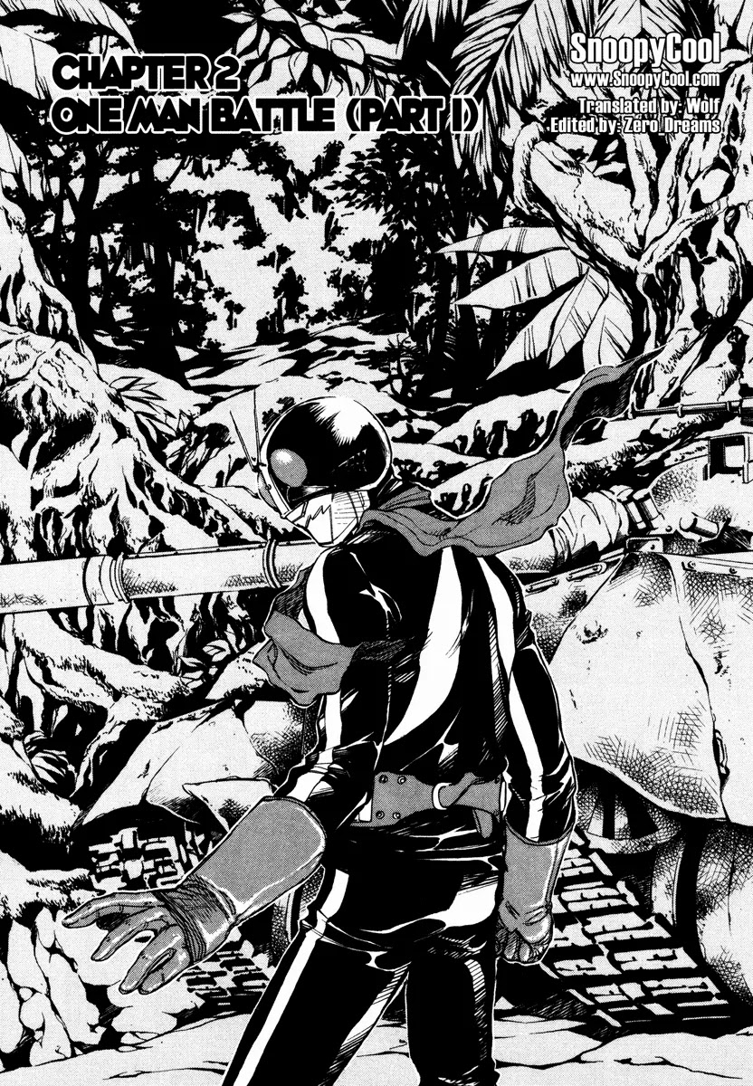 Kamen Rider Spirits Chapter 2 page 1 - Chapter 2 : One Man Battle - Part 1