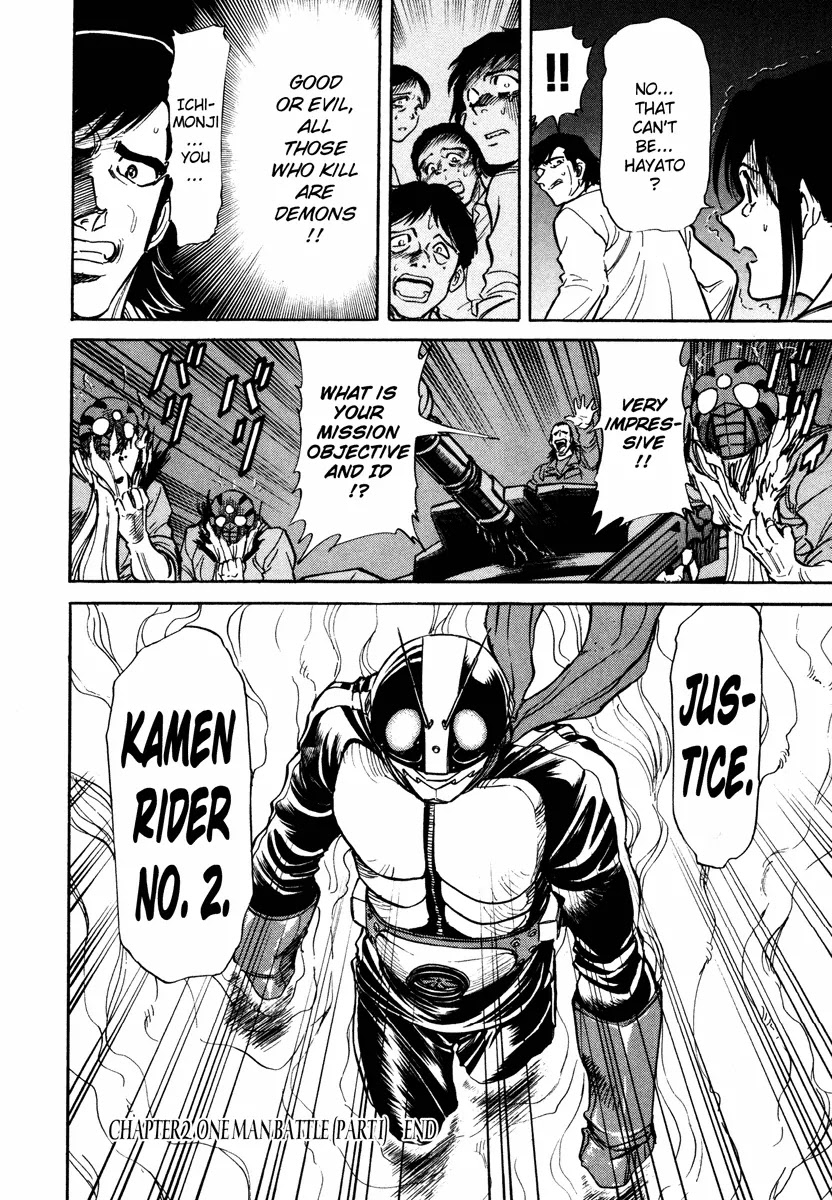 Kamen Rider Spirits Chapter 2 page 33 - Chapter 2 : One Man Battle - Part 1