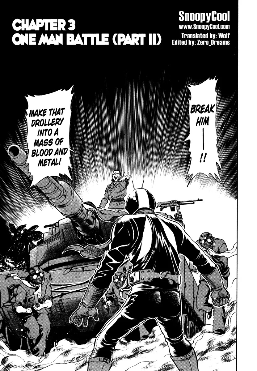Kamen Rider Spirits Chapter 3 page 1 - Chapter 3 : One Man Battle - Part 2