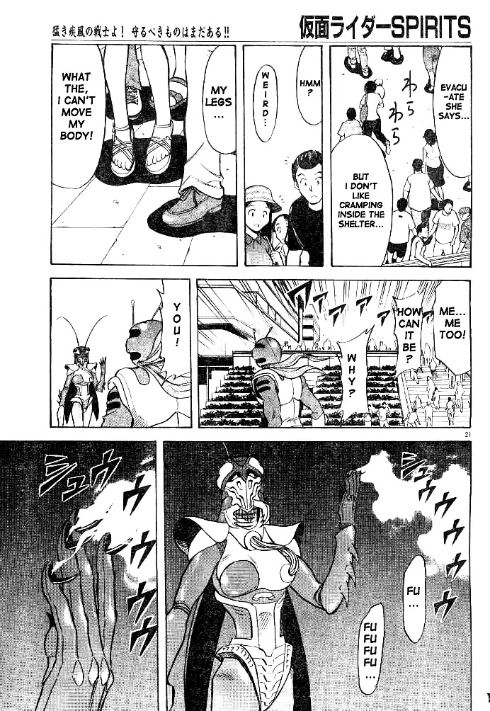 Kamen Rider Spirits Chapter 32 page 19 - Chapter 32 : Secrets