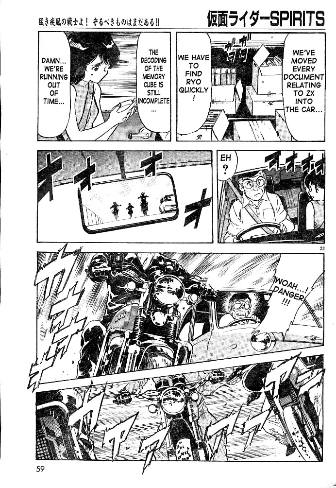 Kamen Rider Spirits Chapter 33 page 23 - Chapter 33 : Deathmatch