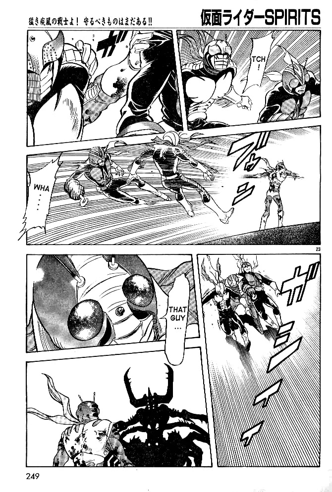 Kamen Rider Spirits Chapter 35 page 21 - Chapter 35 : Awaken