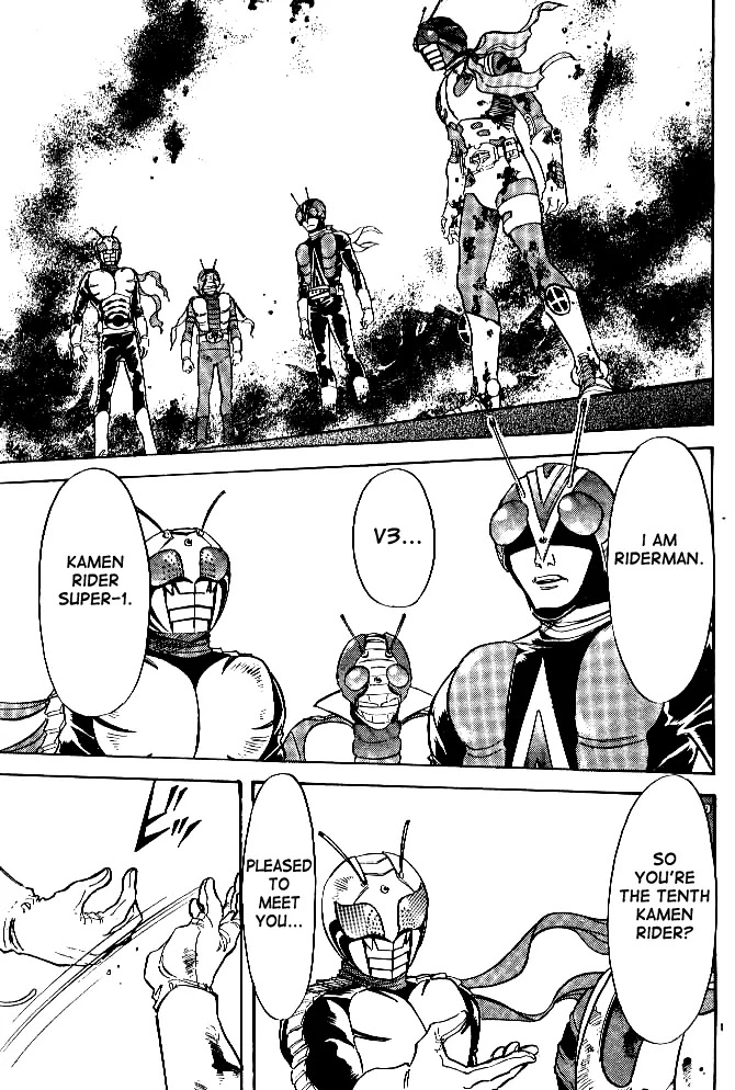 Kamen Rider Spirits Chapter 36 page 1 - Chapter 36 : Parting