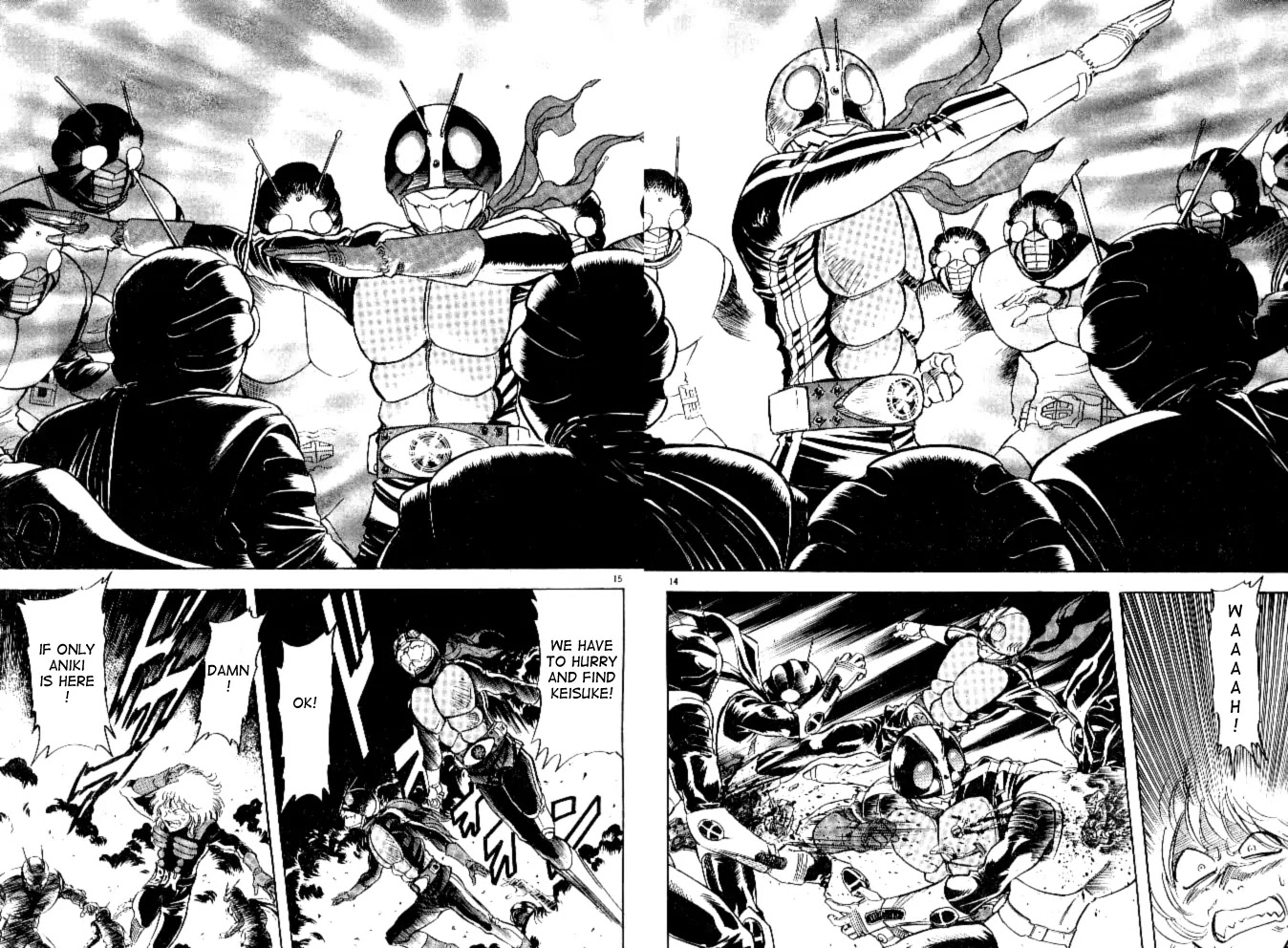 Kamen Rider Spirits Chapter 39 page 16 - Chapter 39 : Demon's Temple