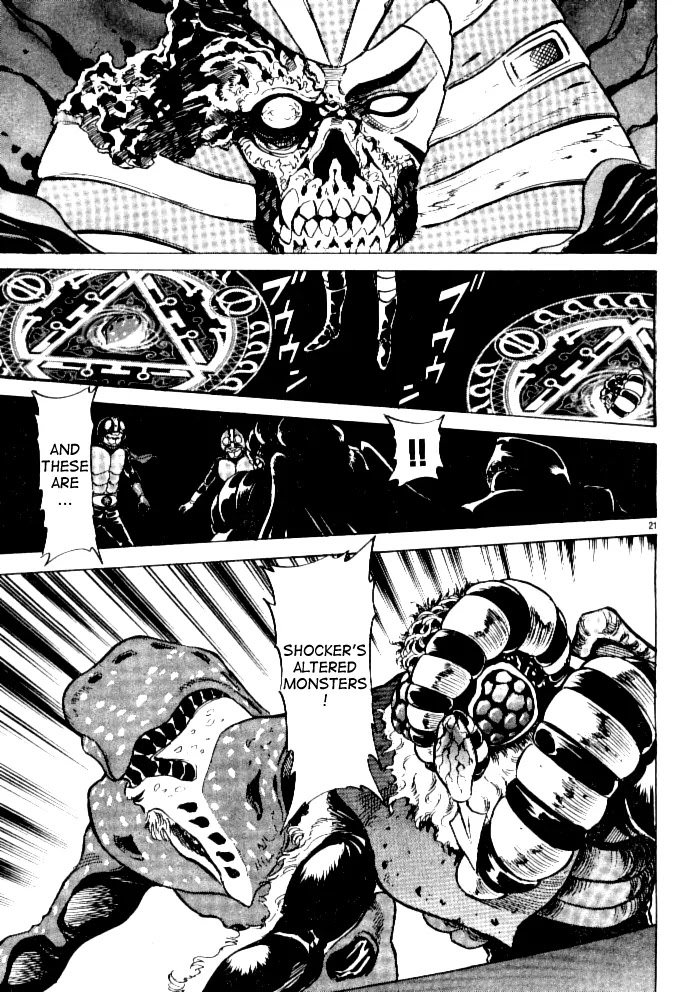 Kamen Rider Spirits Chapter 39 page 22 - Chapter 39 : Demon's Temple
