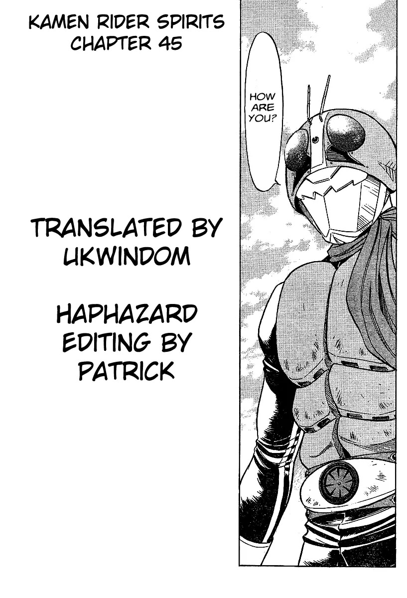 Kamen Rider Spirits Chapter 45 page 37 - Chapter 45 : Forget Memories
