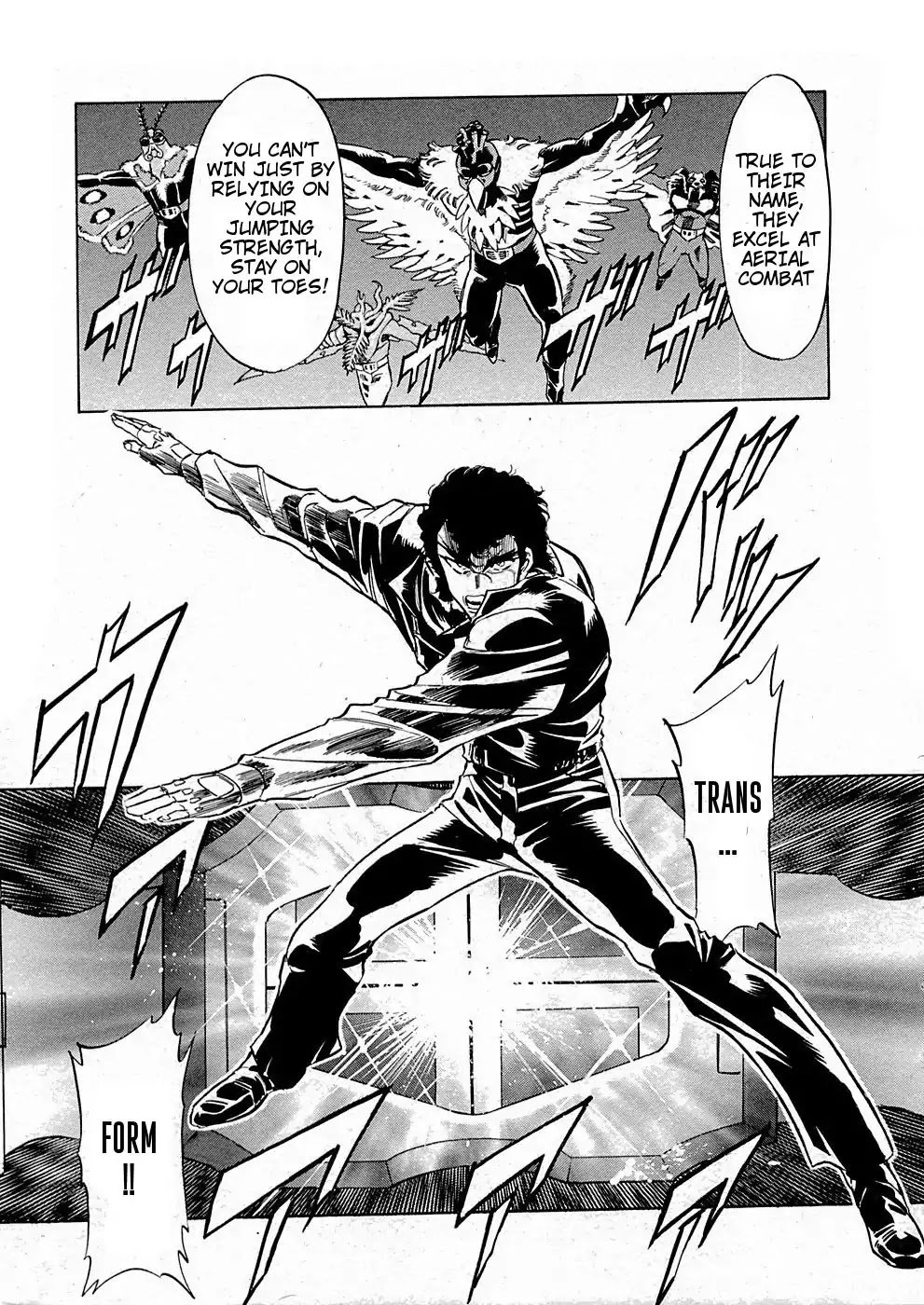 Kamen Rider Spirits Chapter 67 page 35 - Chapter 67: Master and Student