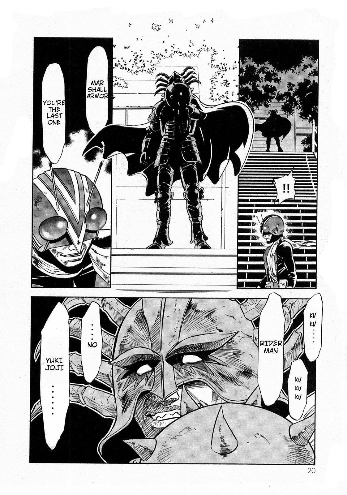 Kamen Rider Spirits Chapter 69 page 20 - Chapter 69: Whirlpool