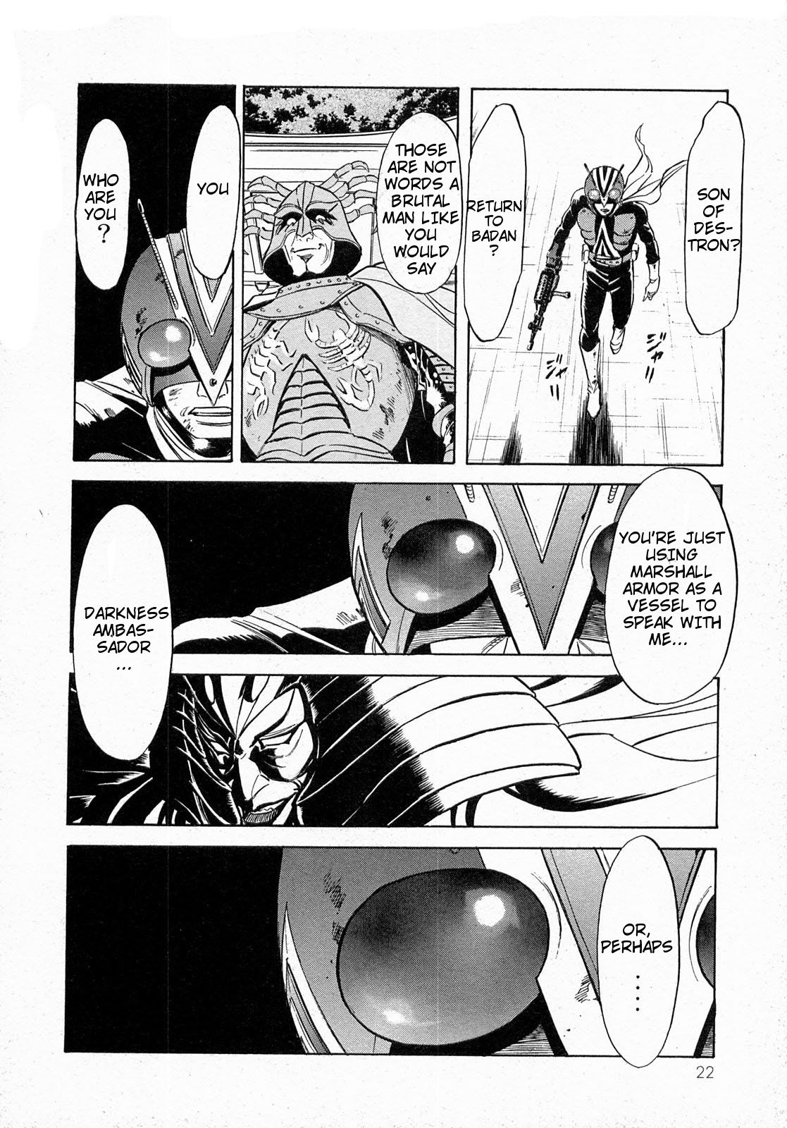 Kamen Rider Spirits Chapter 69 page 22 - Chapter 69: Whirlpool