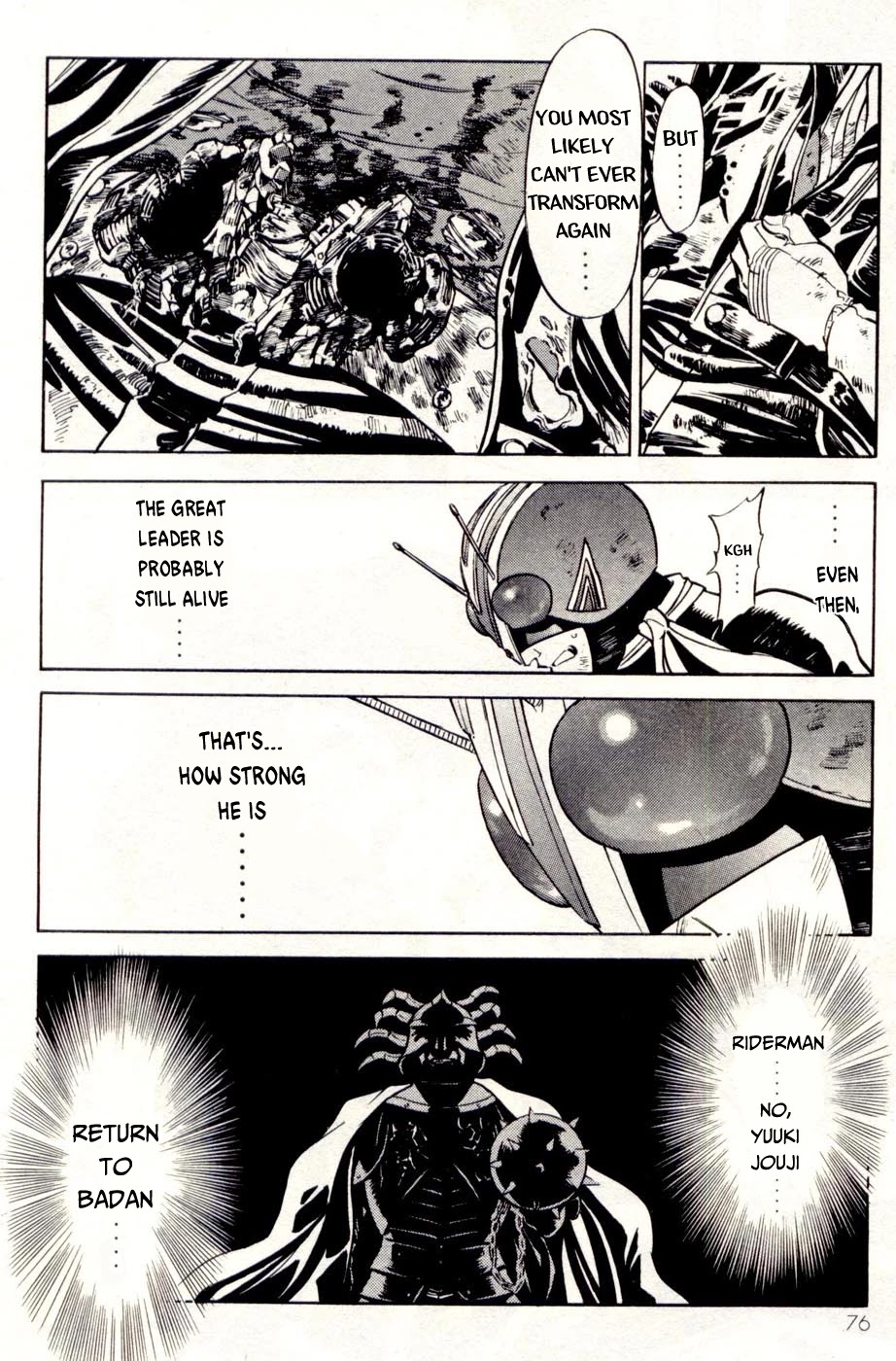 Kamen Rider Spirits Chapter 76 page 10 - Chapter 76: Movement
