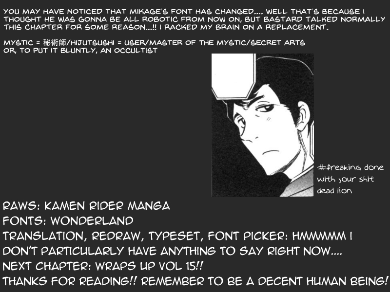 Kamen Rider Spirits Chapter 91 page 31 - Chapter 91: Love