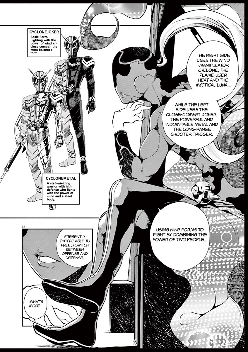 Kamen Rider W: Fuuto Tantei Chapter 10 page 14 - Chapter 10: The Worst m 2/The Buzz Which Calls Death