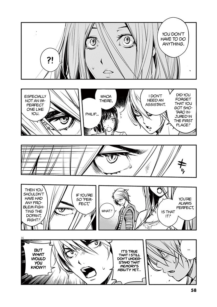 Kamen Rider W: Fuuto Tantei Chapter 11 page 16 - Chapter 11: The Worst m 3/The Threat Descended
