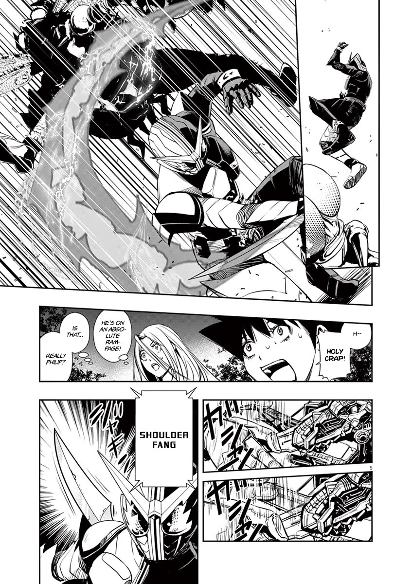 Kamen Rider W: Fuuto Tantei Chapter 14 page 5 - Chapter 14: The Worst m 6/White Fang